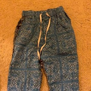 Bandana print jogger cut pants